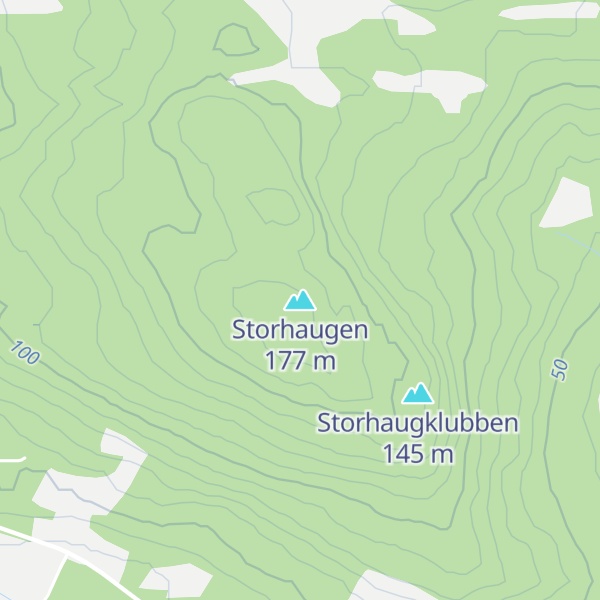 Map of Storhaugen