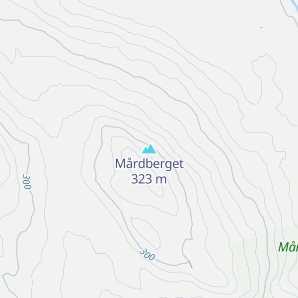 Map of Mårdberget