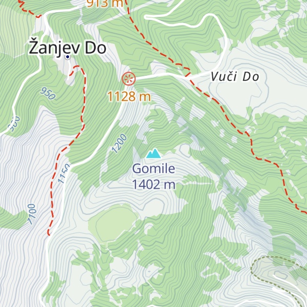 Map of Gomile