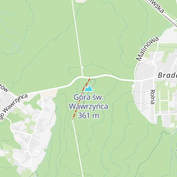 Map of Góra św. Wawrzyńca