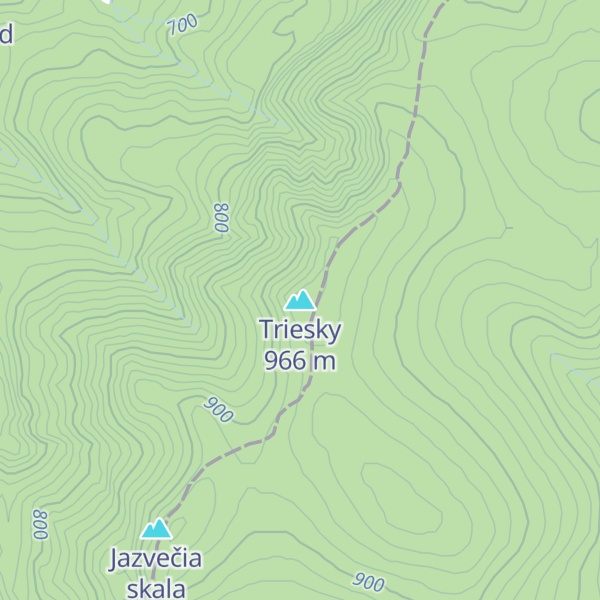 Map of Triesky