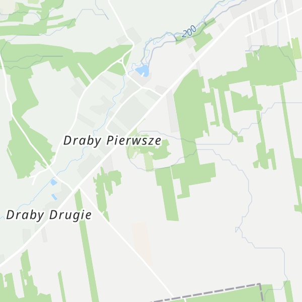 Map of Góra Draby 225.5 m
