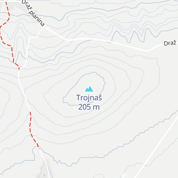 Map of Trojnaš