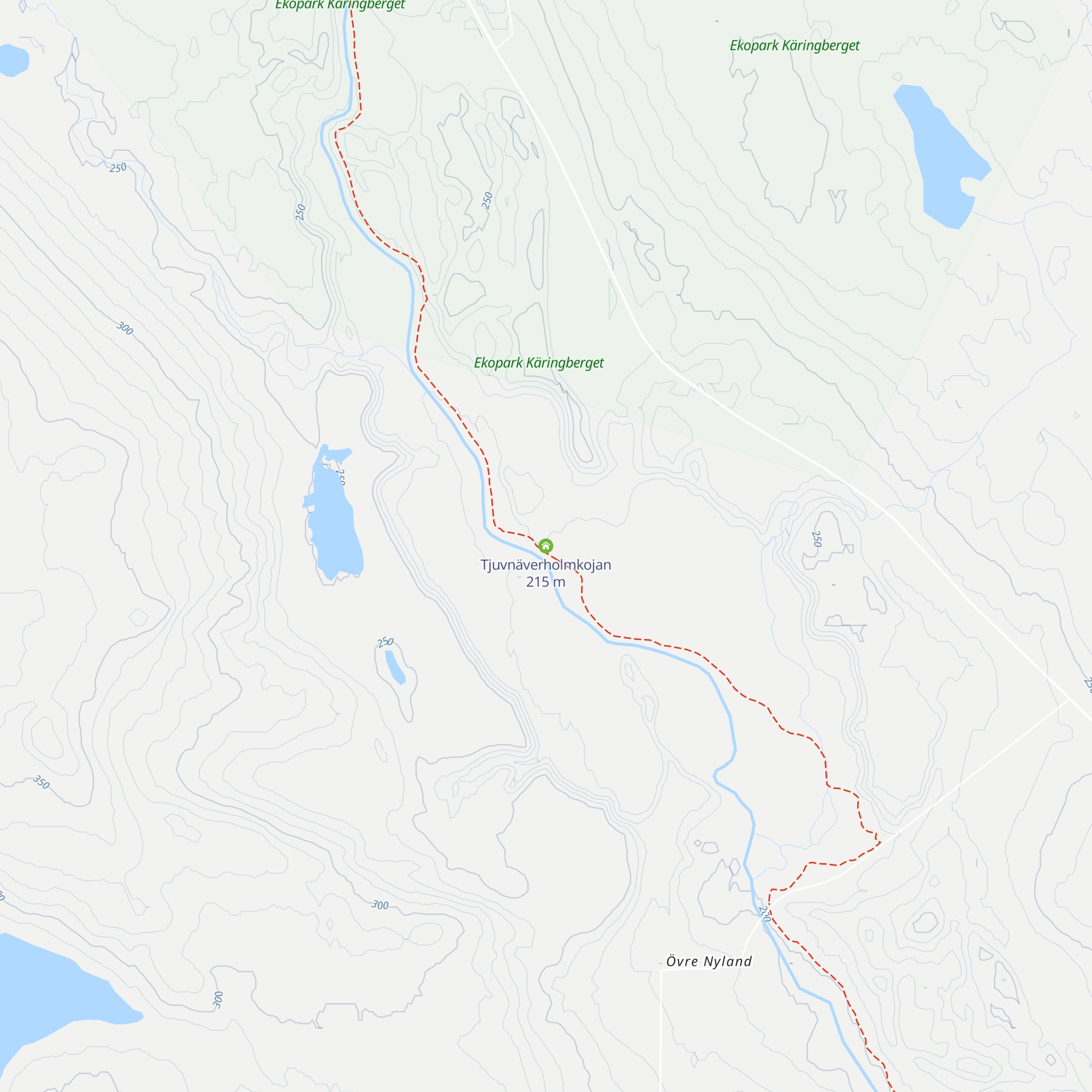 Tjuvnäverholmkojan map