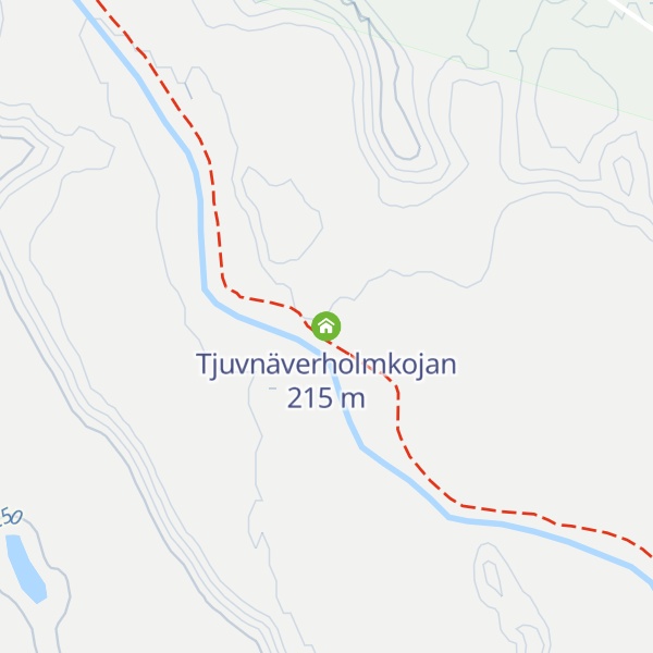 Map of Tjuvnäverholmkojan