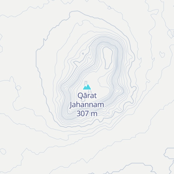 Map of Qārat Jahannam
