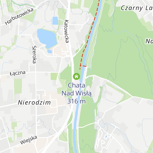 Map of Chata Nad Wisłą