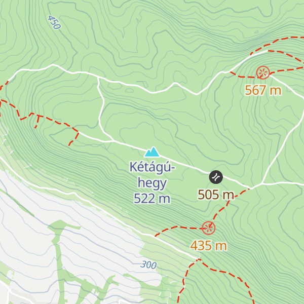 Map of Kétágú-hegy