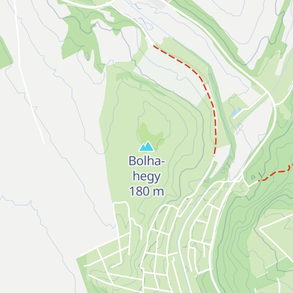 Map of Bolha-hegy