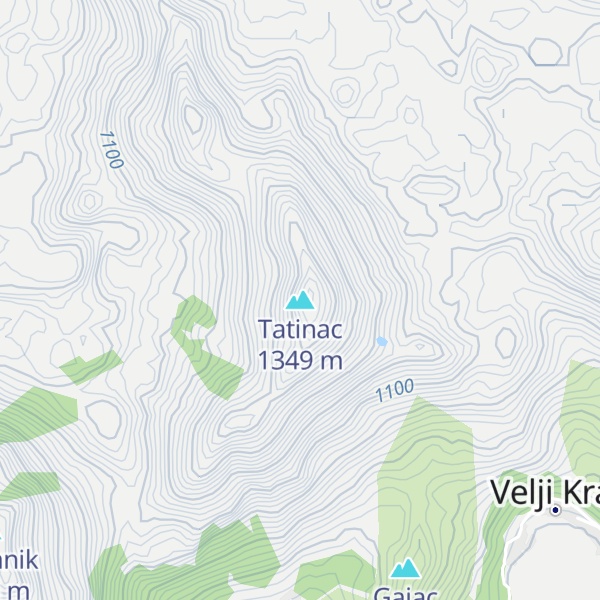Map of Tatinac