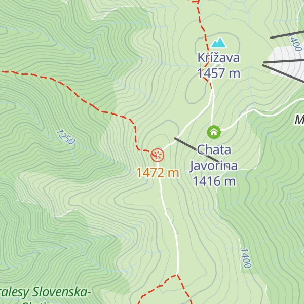 Map of Veľká lúka