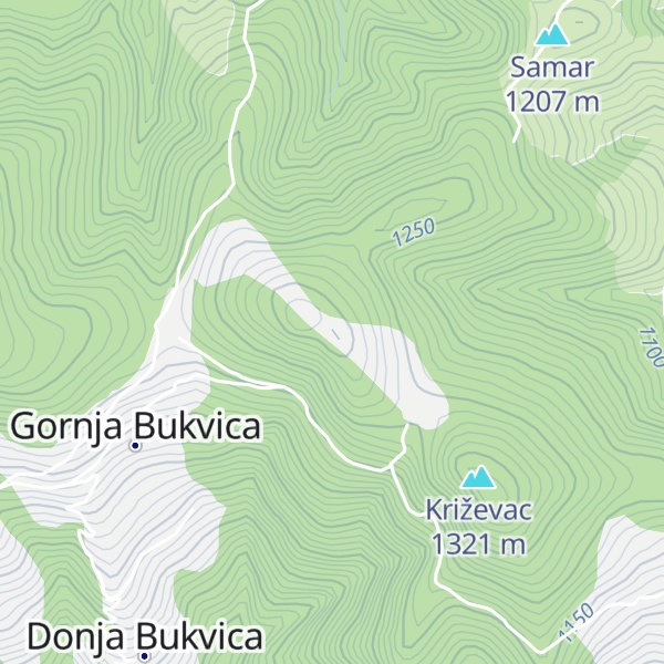 Map of Mravinjaci