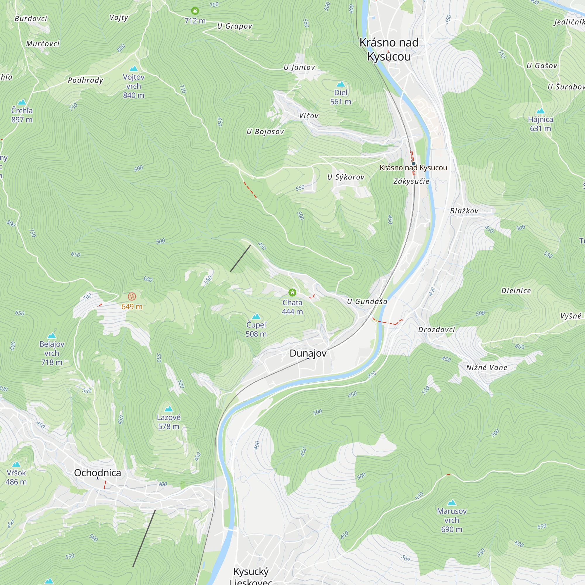 Chata map
