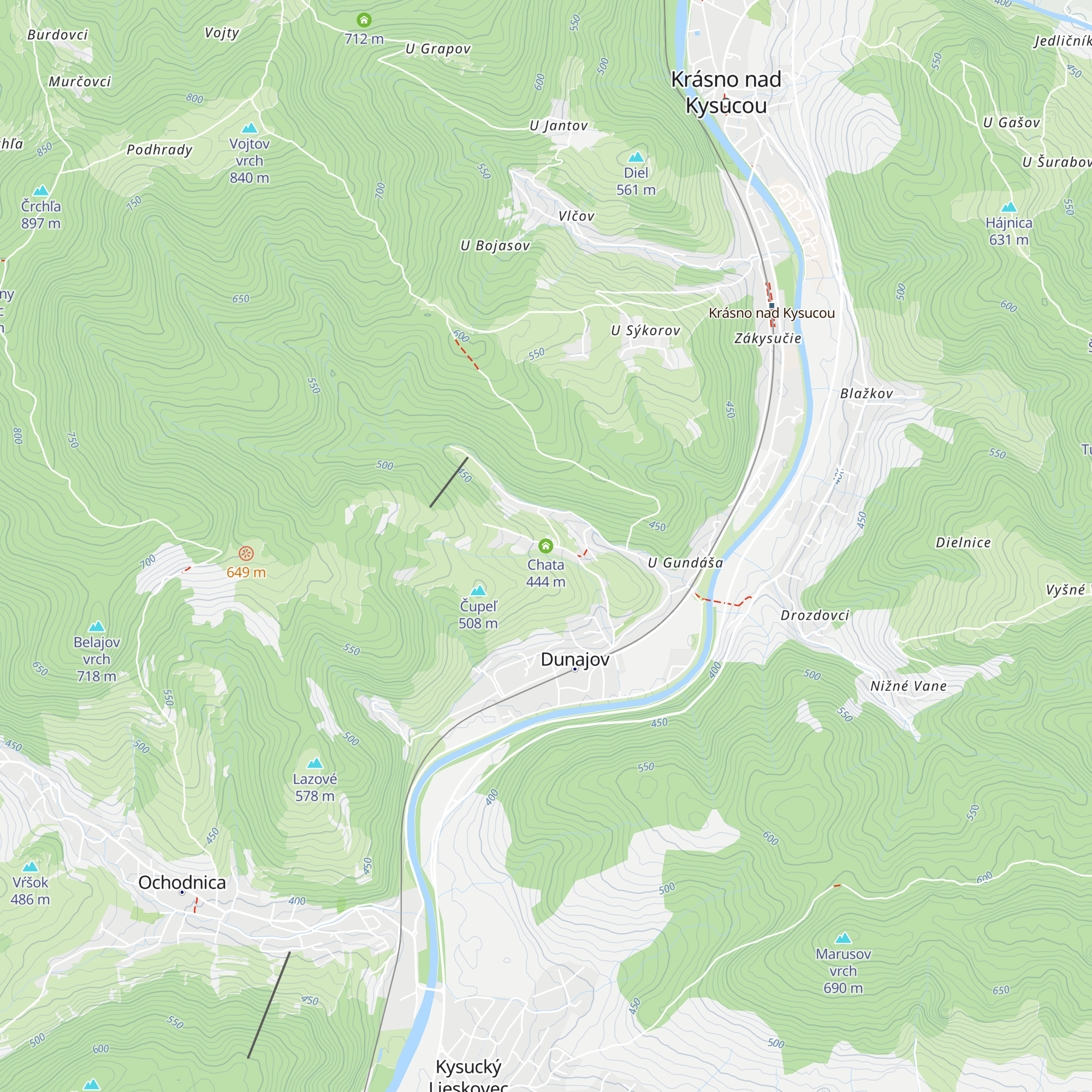 Chata map