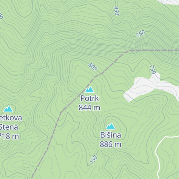 Map of Potrk