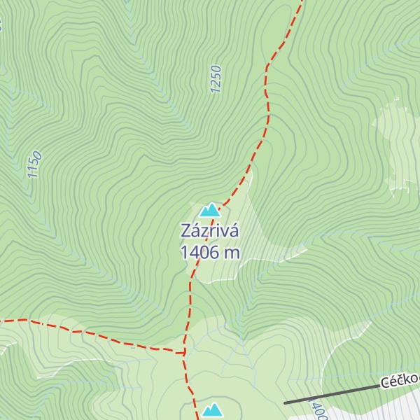 Map of Zázrivá