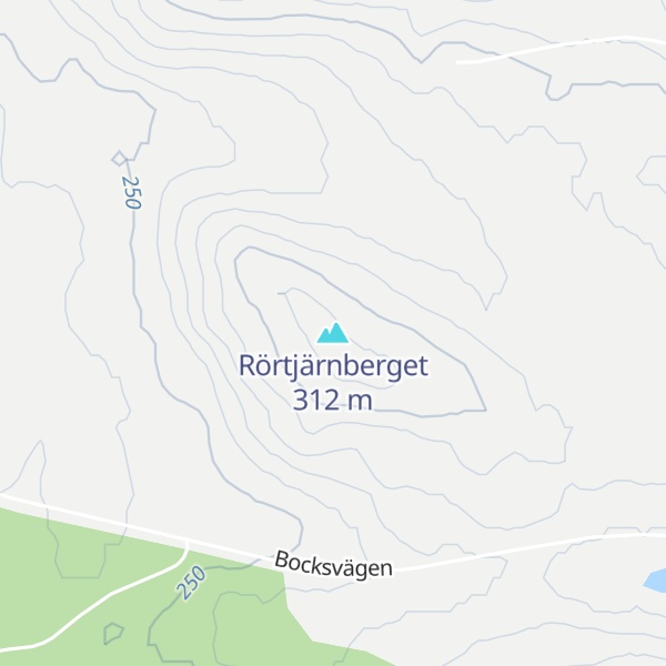 Map of Rörtjärnberget
