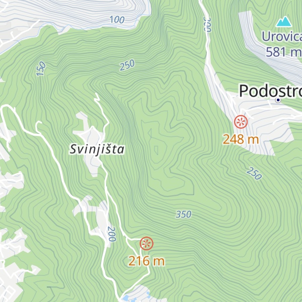 Map of Dubovica