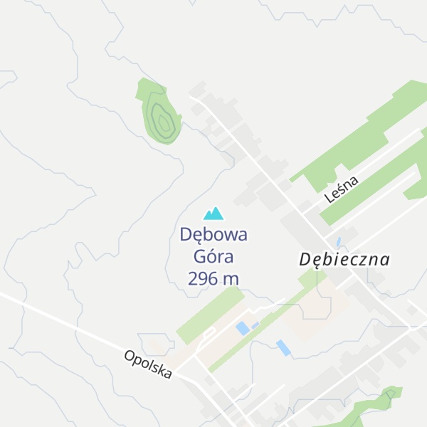 Map of Dębowa Góra