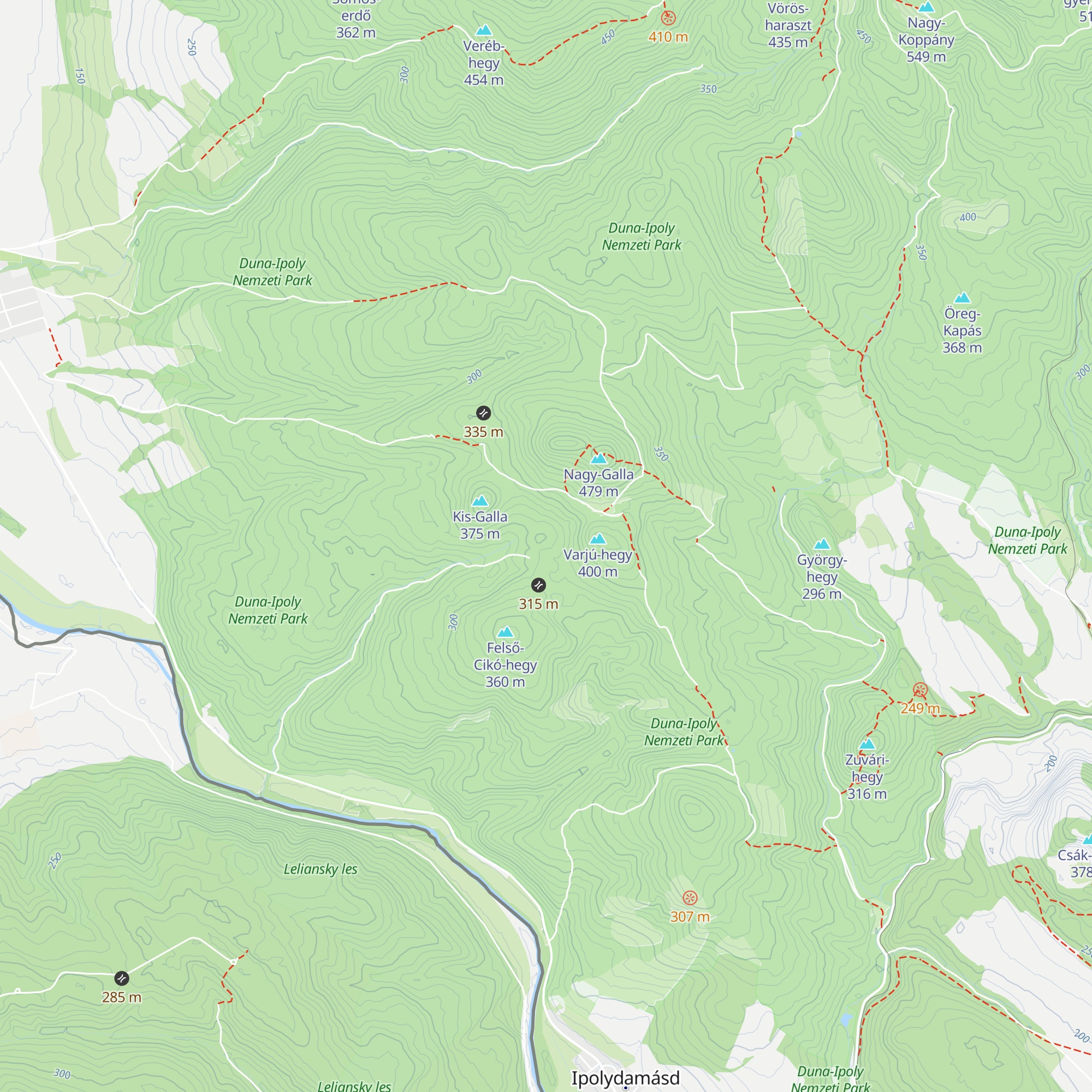 Vadászház map