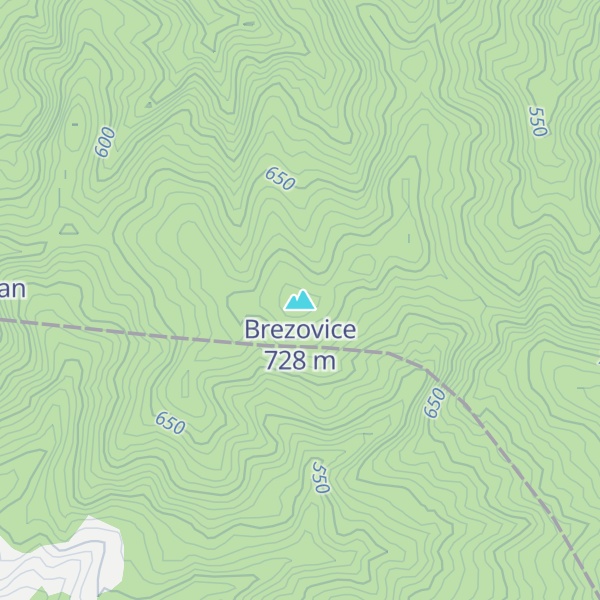 Map of Brezovice