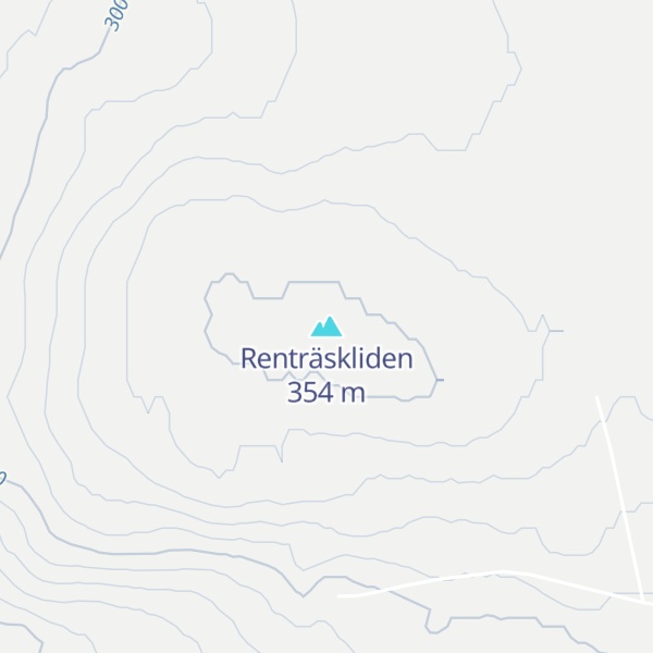 Map of Renträskliden