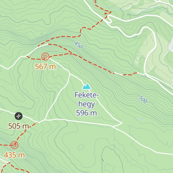 Map of Fekete-hegy