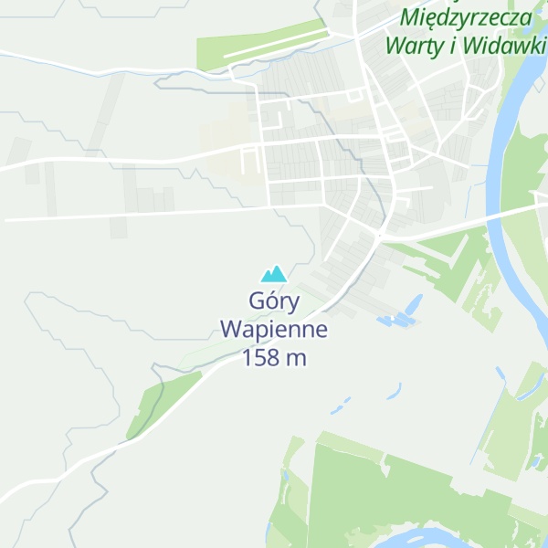 Map of Góry Wapienne