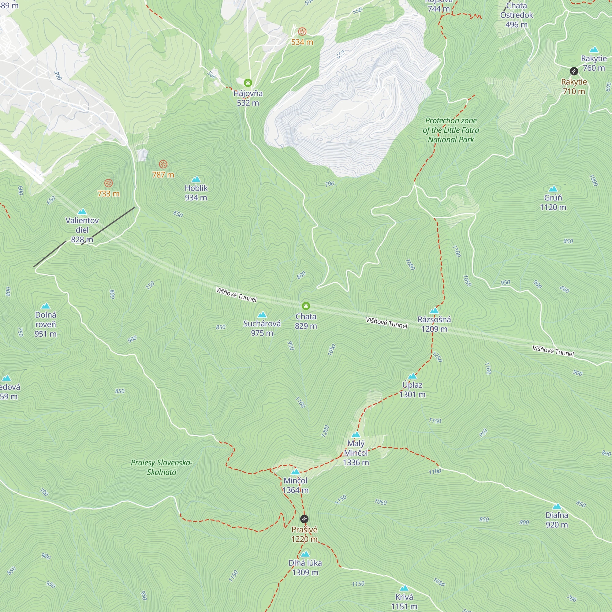 Chata map