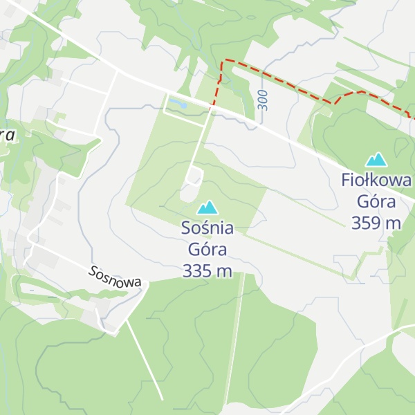 Map of Sośnia Góra