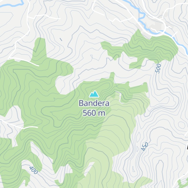 Map of Bandera