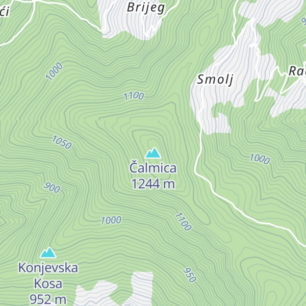 Map of Čalmica