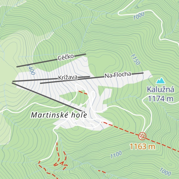 Map of Chata Horec