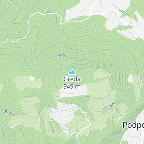 Map of Greda
