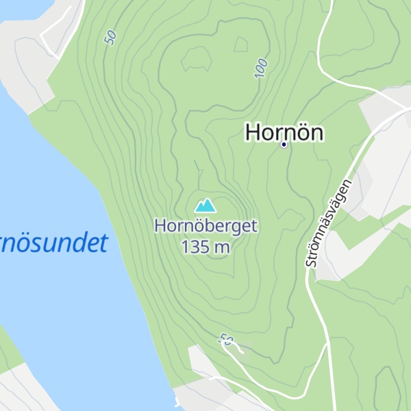 Map of Hornöberget