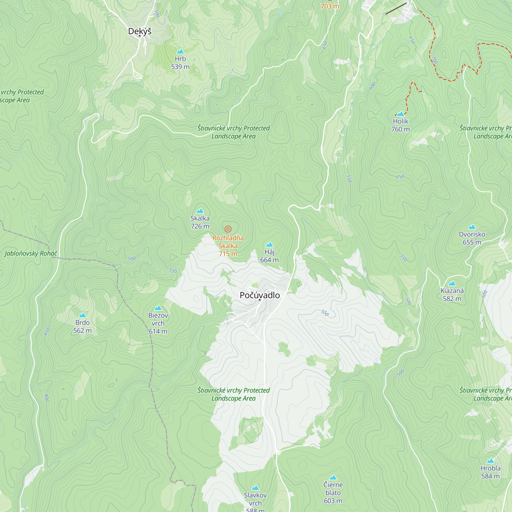 Chata Marková map