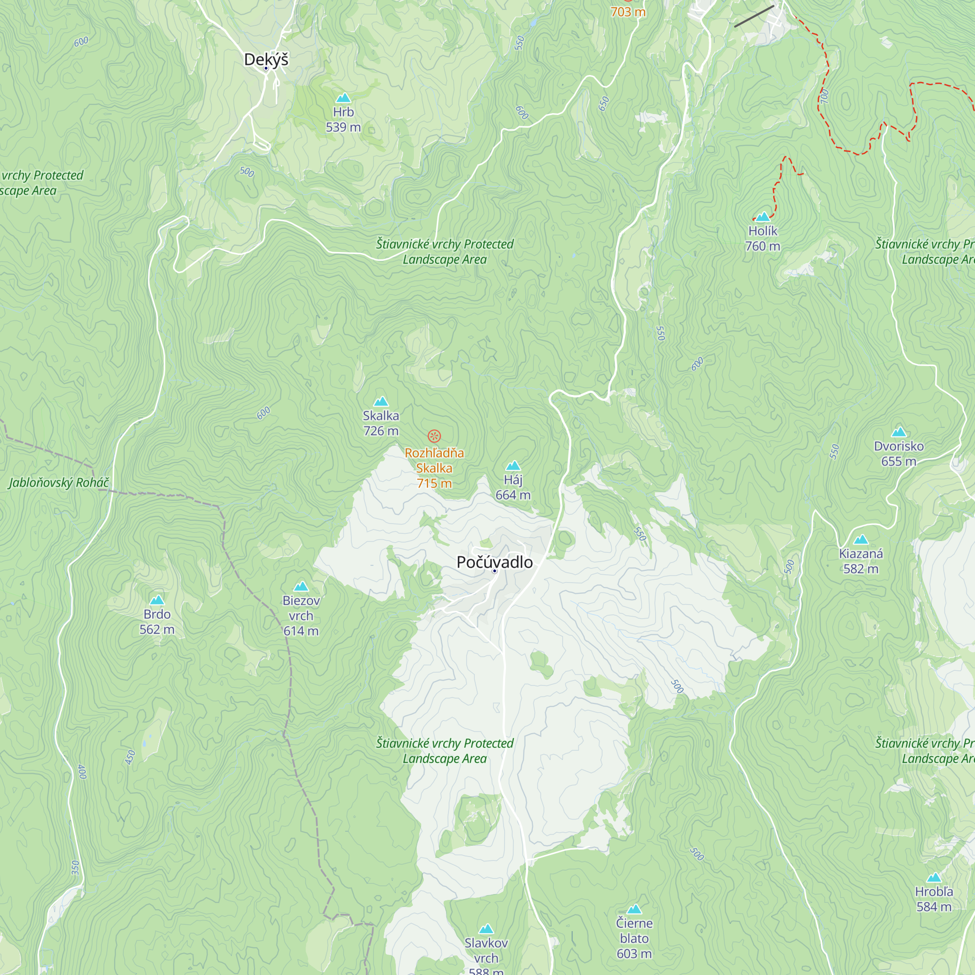 Chata Marková map