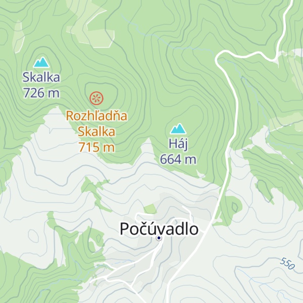 Map of Chata Marková
