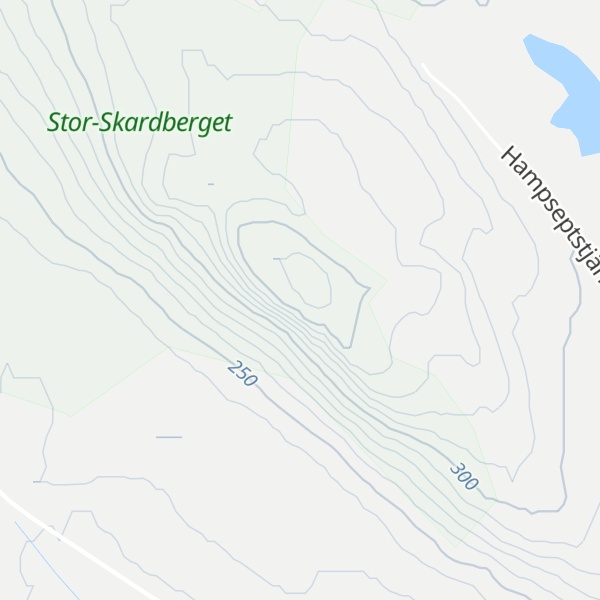 Map of Stor-Skardberget