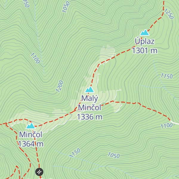Map of Malý Minčol