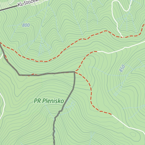 Map of Kiczory / Kyčera