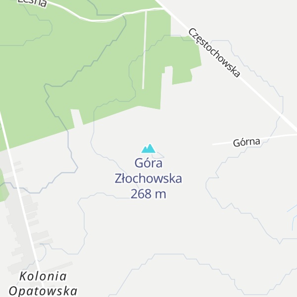 Map of Góra Złochowska