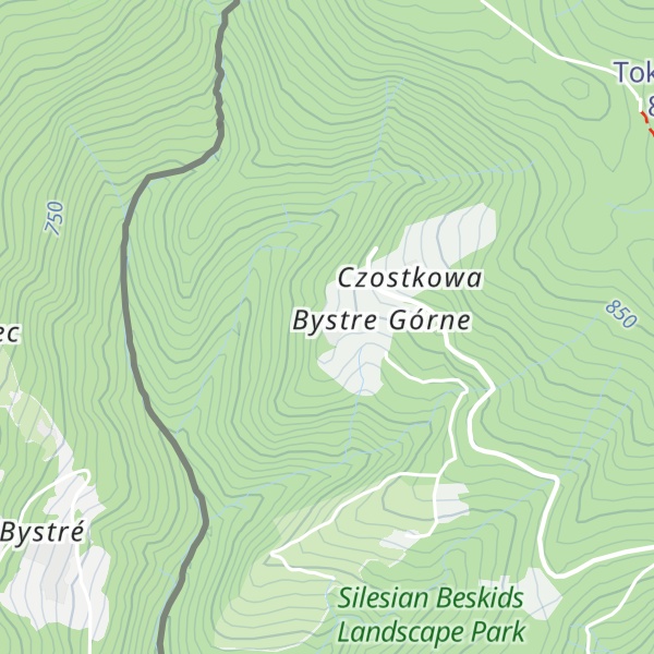 Map of Chata Bystre