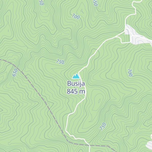 Map of Busija