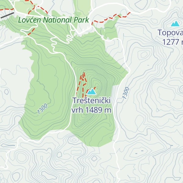 Map of Treštenički vrh