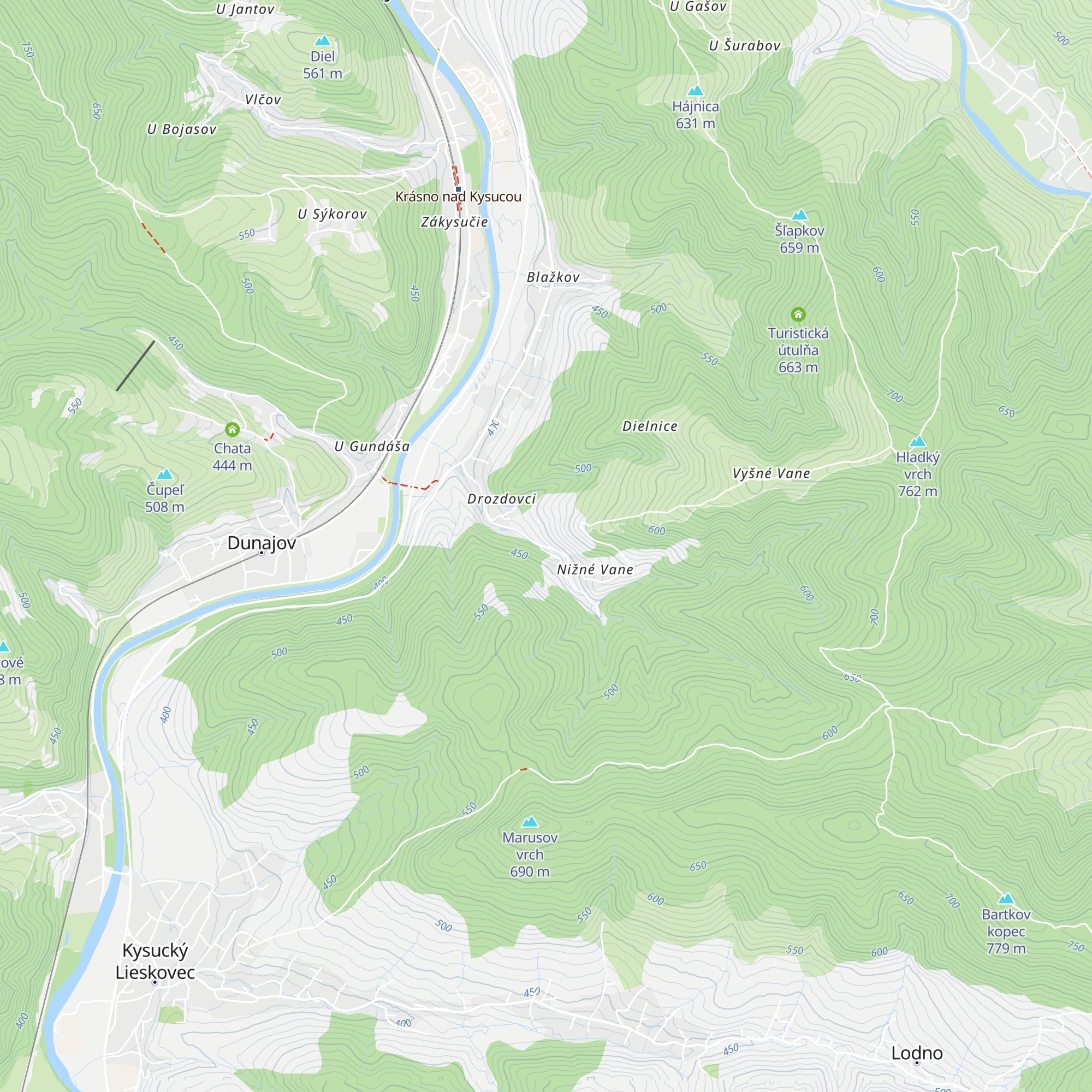 Kaplnka Panny Márie map