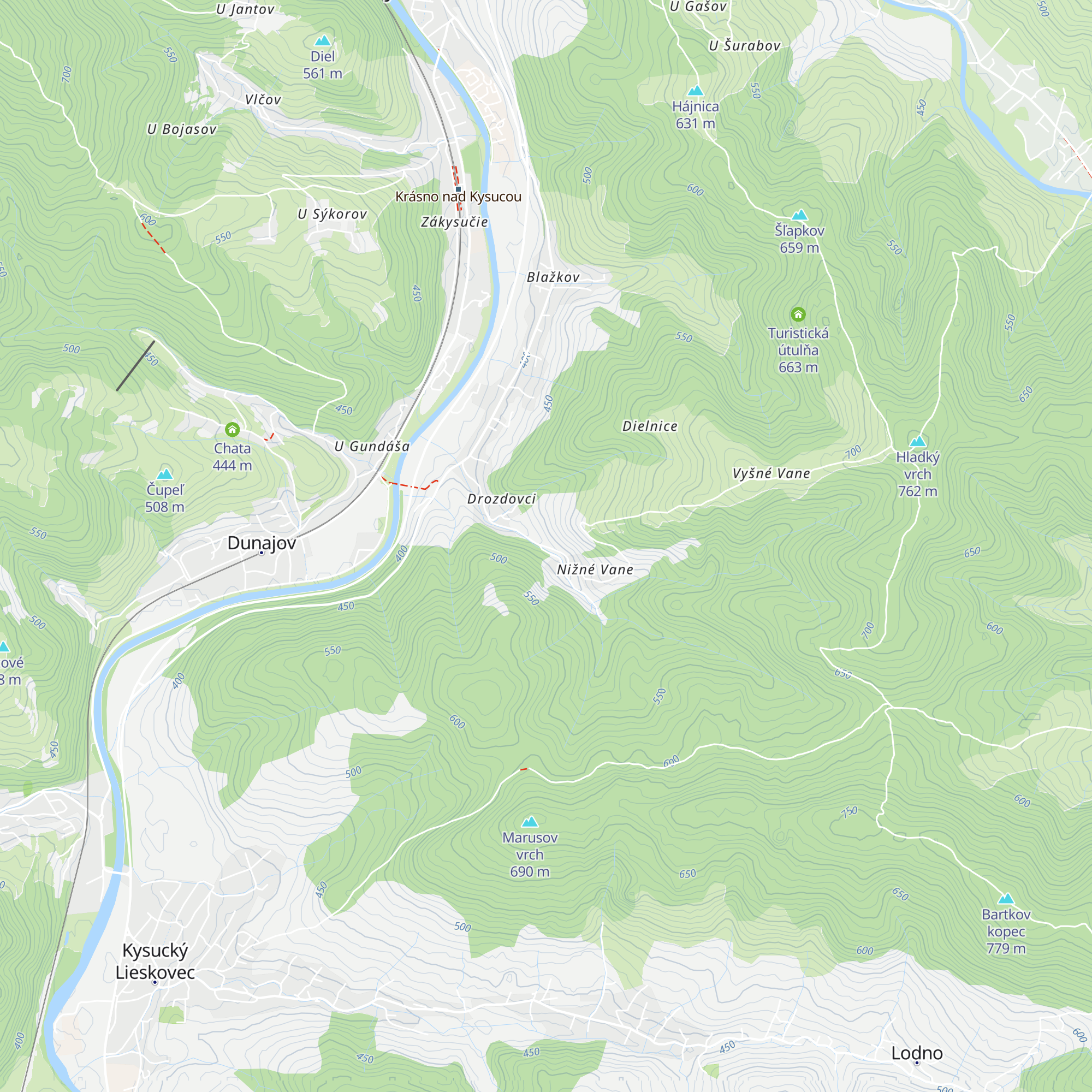 Kaplnka Panny Márie map
