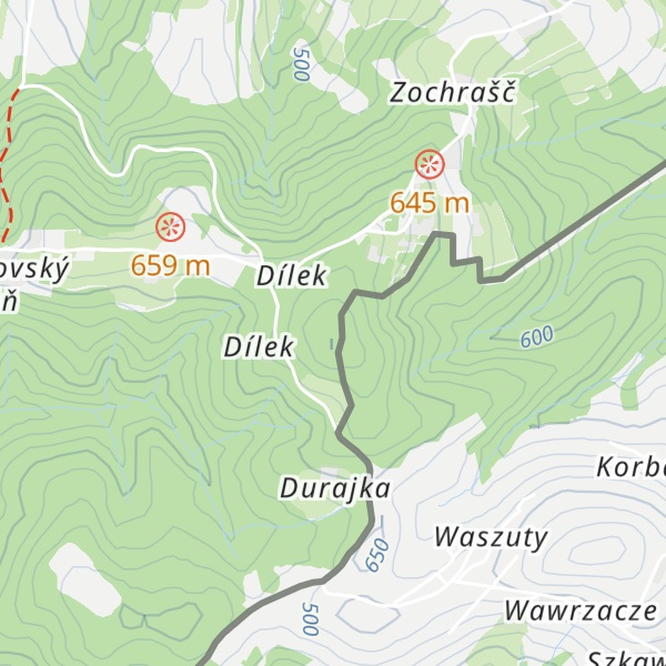 Map of Na Dílech [Bukovec u Jablunkova]