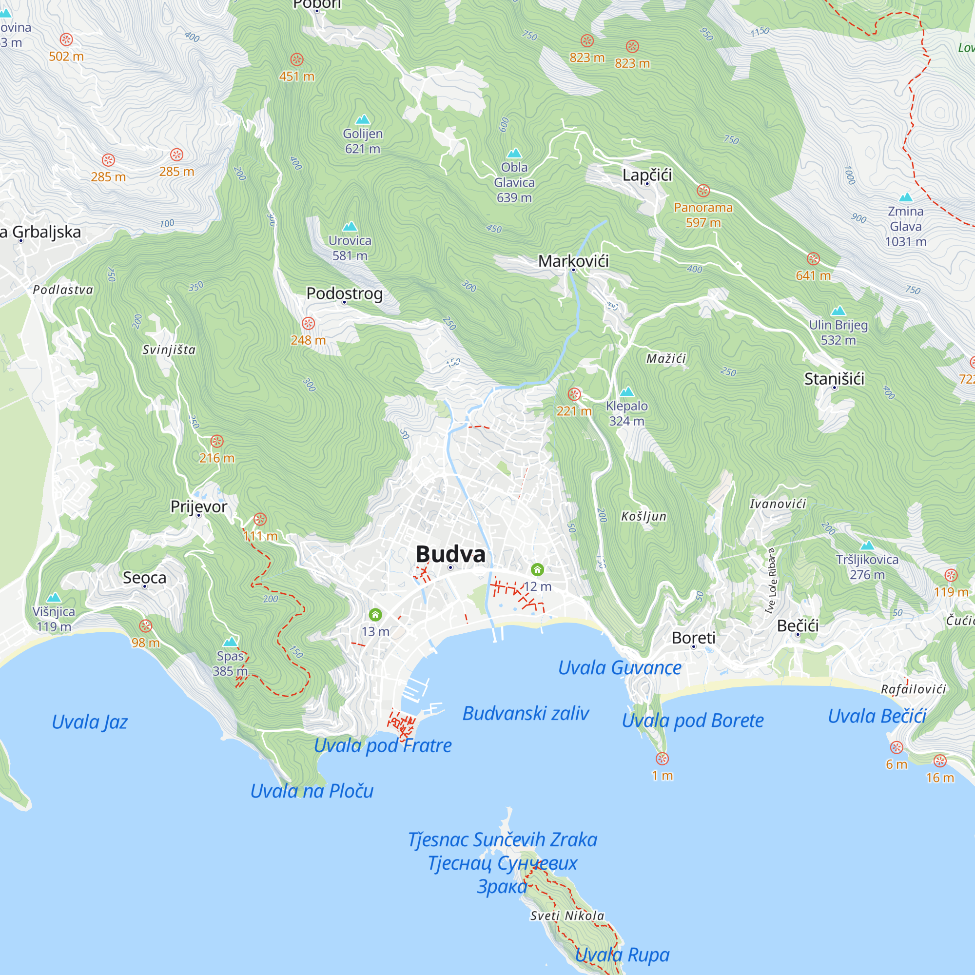 Tourist Information Point map