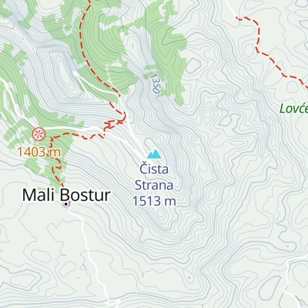 Map of Čista Strana